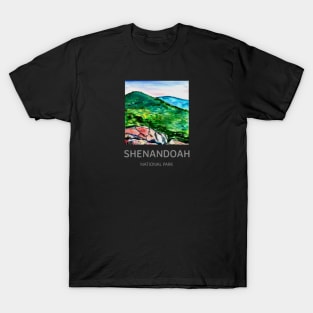 Shenandoah National Park Art T-Shirt